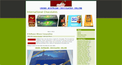 Desktop Screenshot of international-chocolates.com