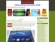 Tablet Screenshot of international-chocolates.com